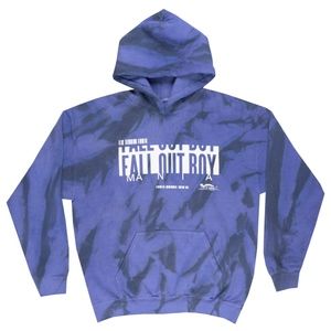 Fall Out Boy Tie Dye Men’s Hoodie New Blue XL 2XL